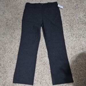 Women's Dark Charcoal Bootcut Pants NWT Size M Short